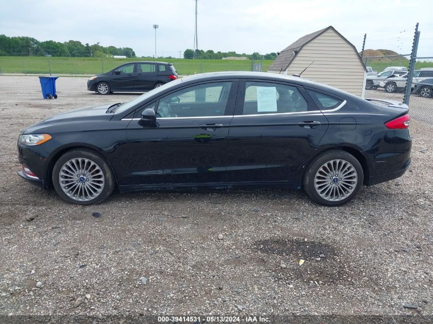 2018 Ford Fusion Se VIN: 3FA6P0HD6JR127517 Lot: 39414531