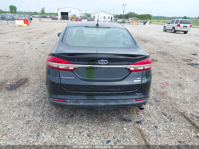 2018 Ford Fusion Se VIN: 3FA6P0HD6JR127517 Lot: 39414531