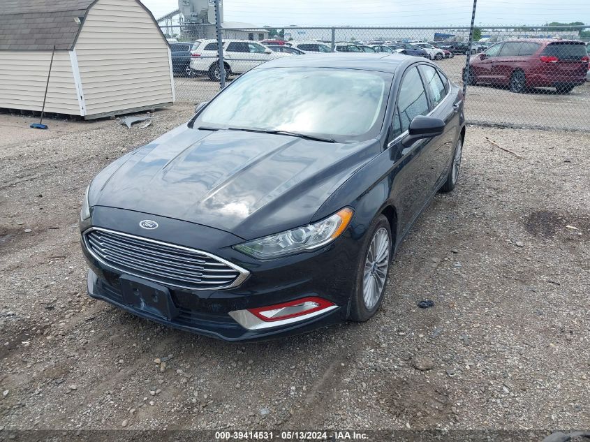 2018 Ford Fusion Se VIN: 3FA6P0HD6JR127517 Lot: 39414531