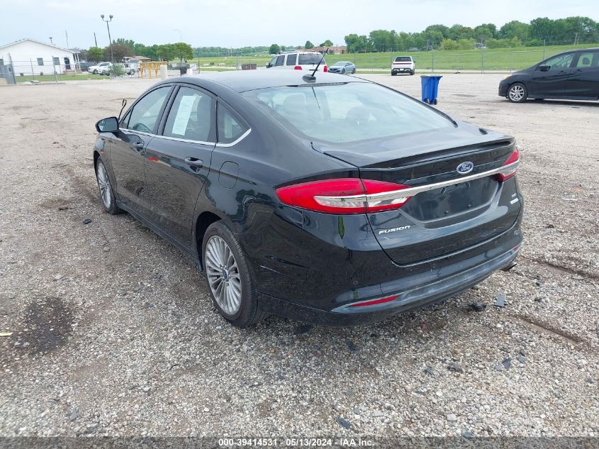 2018 Ford Fusion Se VIN: 3FA6P0HD6JR127517 Lot: 39414531