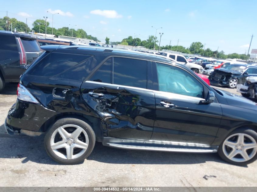 2015 Mercedes-Benz Ml 400 4Matic VIN: 4JGDA5GB4FA542574 Lot: 39414532