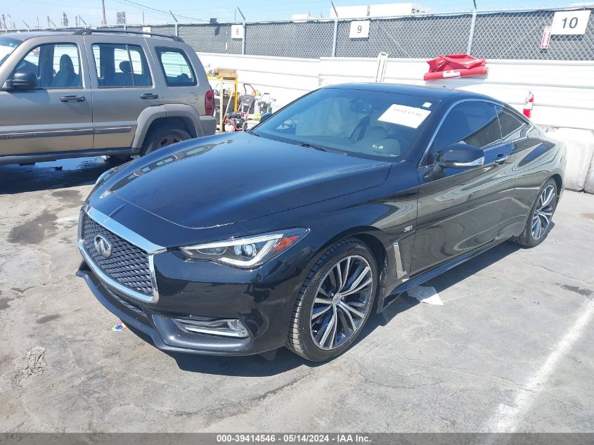 2018 Infiniti Q60 Luxe 300/Sport 300 VIN: JN1EV7EL7JM390322 Lot: 39414546