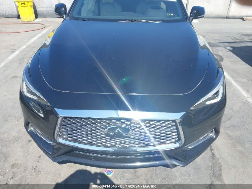 2018 Infiniti Q60 Luxe 300/Sport 300 VIN: JN1EV7EL7JM390322 Lot: 39414546