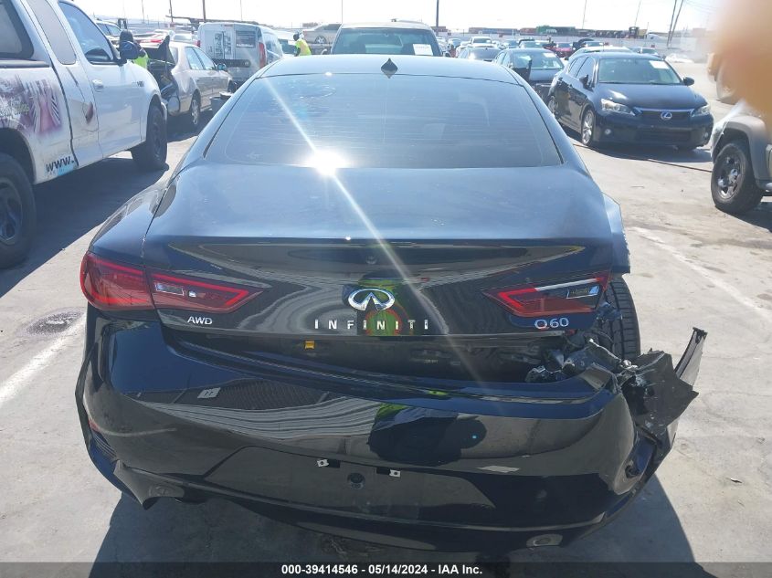 2018 Infiniti Q60 Luxe 300/Sport 300 VIN: JN1EV7EL7JM390322 Lot: 39414546