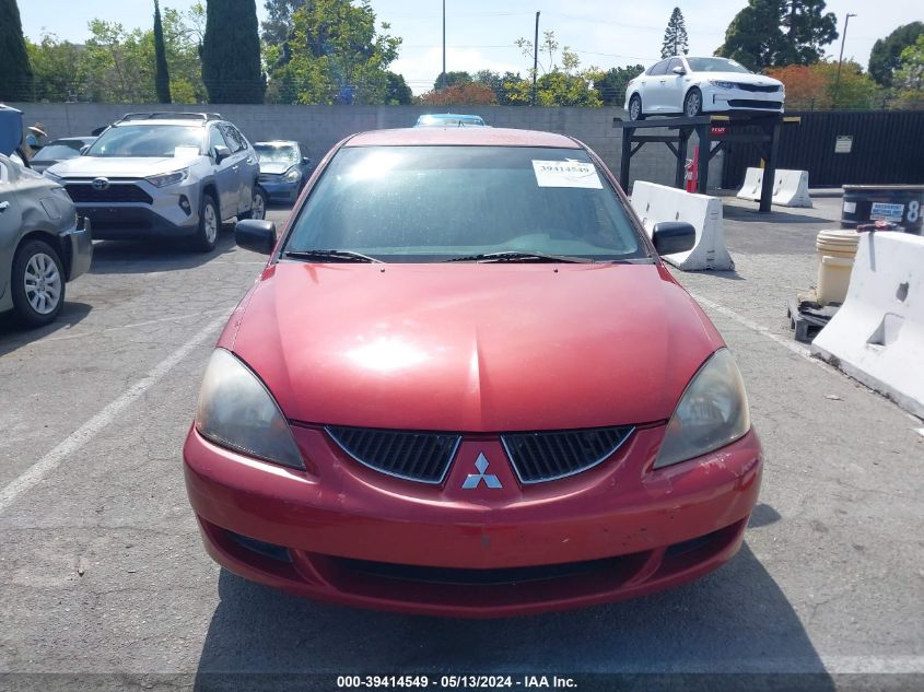 2004 Mitsubishi Lancer Es VIN: JA3AJ26E74U014796 Lot: 39414549