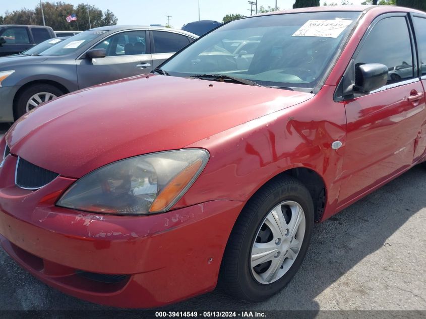 2004 Mitsubishi Lancer Es VIN: JA3AJ26E74U014796 Lot: 39414549