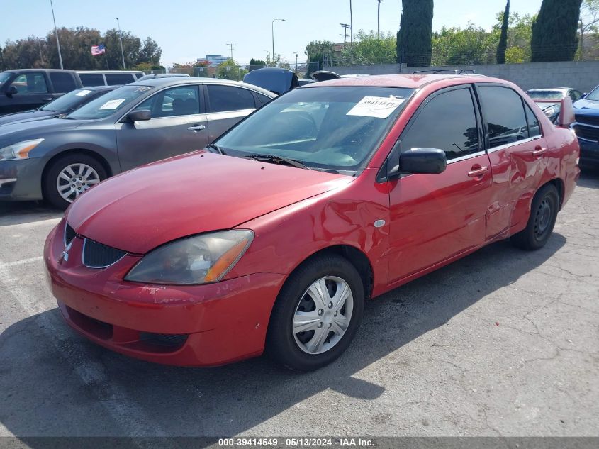 2004 Mitsubishi Lancer Es VIN: JA3AJ26E74U014796 Lot: 39414549