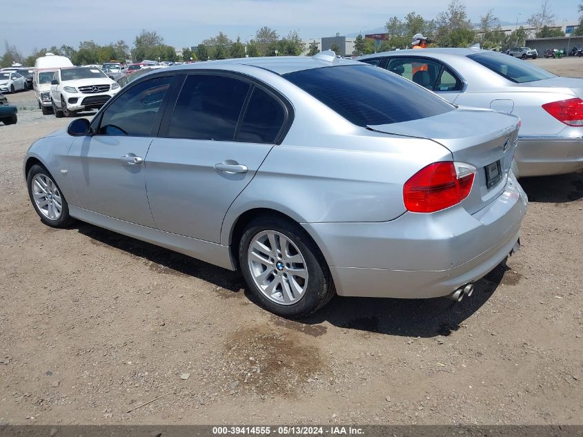 2007 BMW 328I VIN: WBAVA375X7NL16229 Lot: 39414555