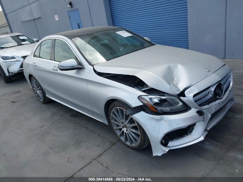 2017 Mercedes-Benz C 300 Luxury/Sport VIN: 55SWF4JB5HU231181 Lot: 39414568