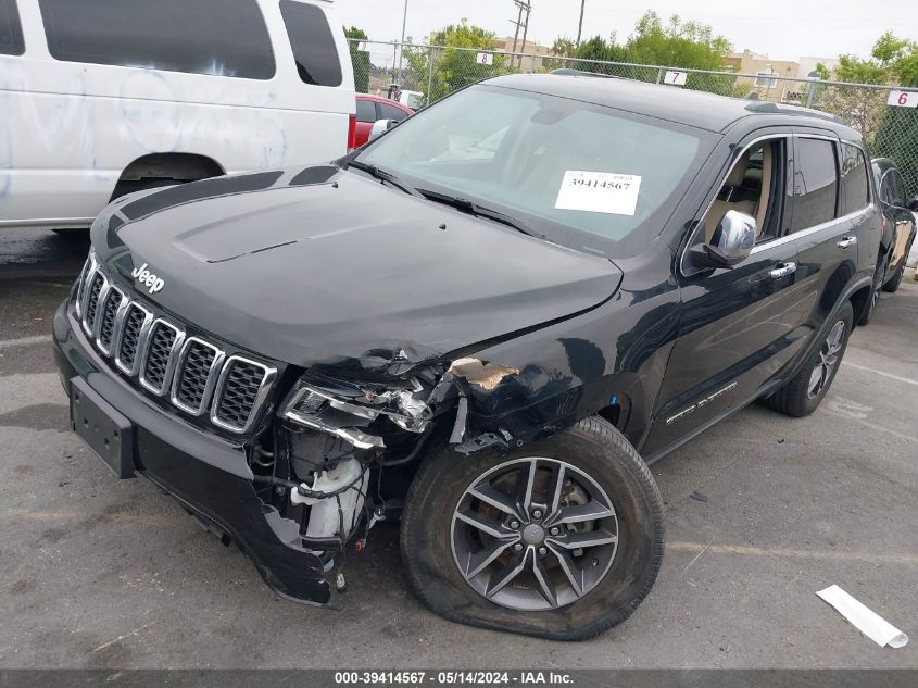 2018 Jeep Grand Cherokee Limited 4X2 VIN: 1C4RJEBG5JC306512 Lot: 39414567