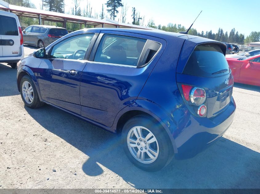 2014 Chevrolet Sonic Lt Auto VIN: 1G1JC6SG5E4121138 Lot: 39414577