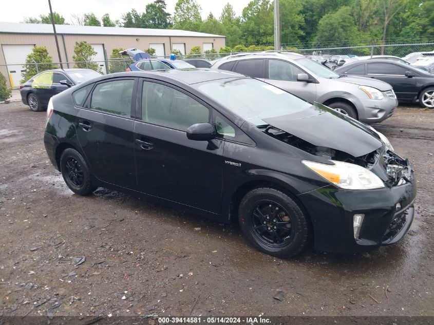 2013 Toyota Prius Two VIN: JTDKN3DU4D5661192 Lot: 39414581