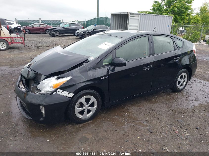 2013 Toyota Prius Two VIN: JTDKN3DU4D5661192 Lot: 39414581