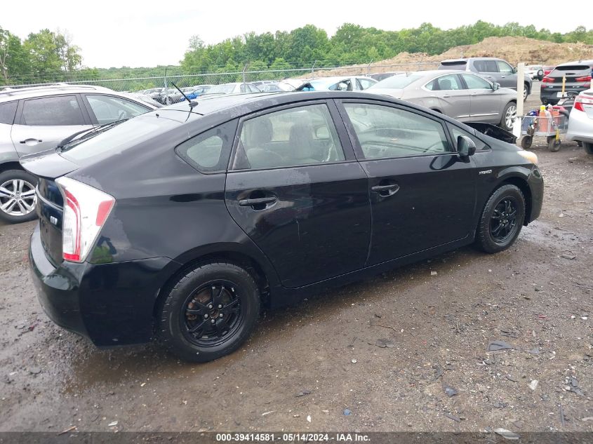 2013 Toyota Prius Two VIN: JTDKN3DU4D5661192 Lot: 39414581