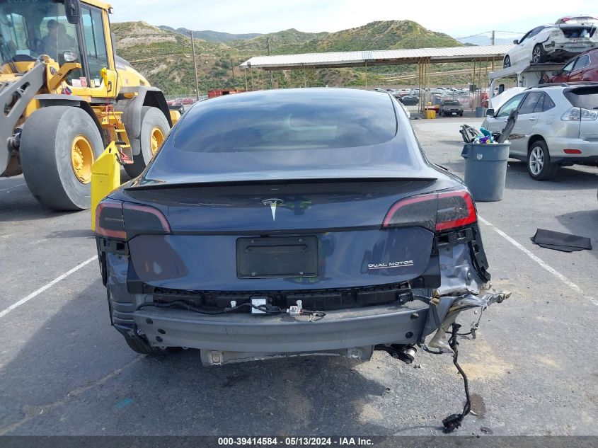 2023 Tesla Model 3 Performance Dual Motor All-Wheel Drive VIN: 5YJ3E1EC1PF622710 Lot: 39414584