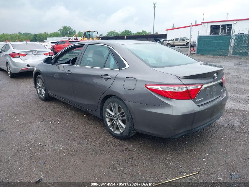 2016 Toyota Camry Se VIN: 4T1BF1FK6GU255529 Lot: 39414594