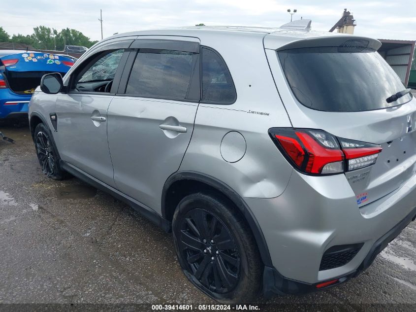 2022 Mitsubishi Outlander Sport 2.0 Le Awc VIN: JA4ARUAU2NU011580 Lot: 39414601