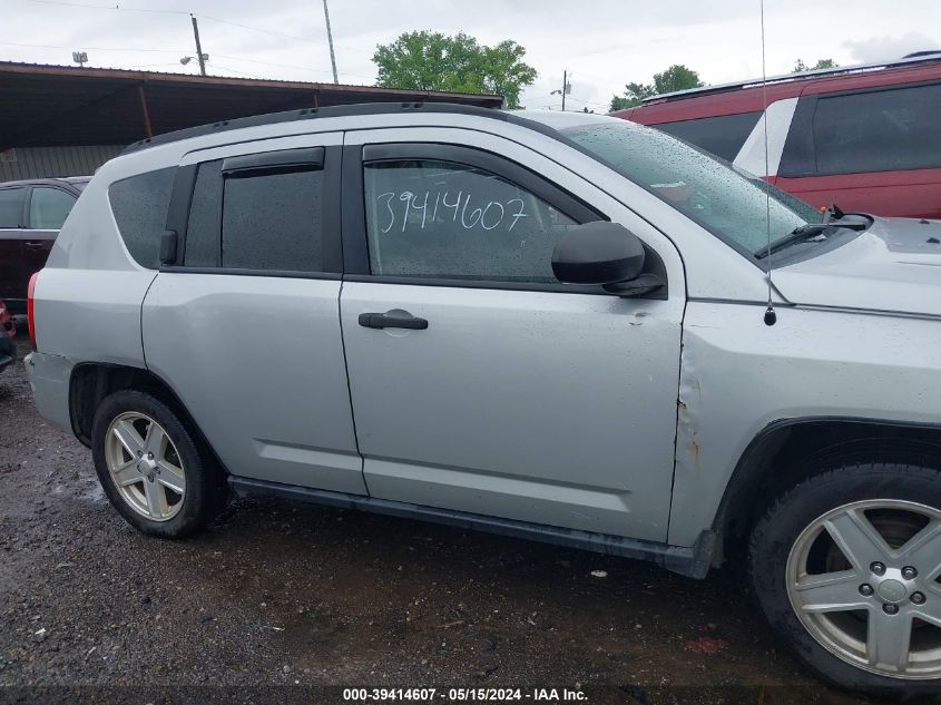 2007 Jeep Compass Sport VIN: 1J8FF47W57D142673 Lot: 39414607