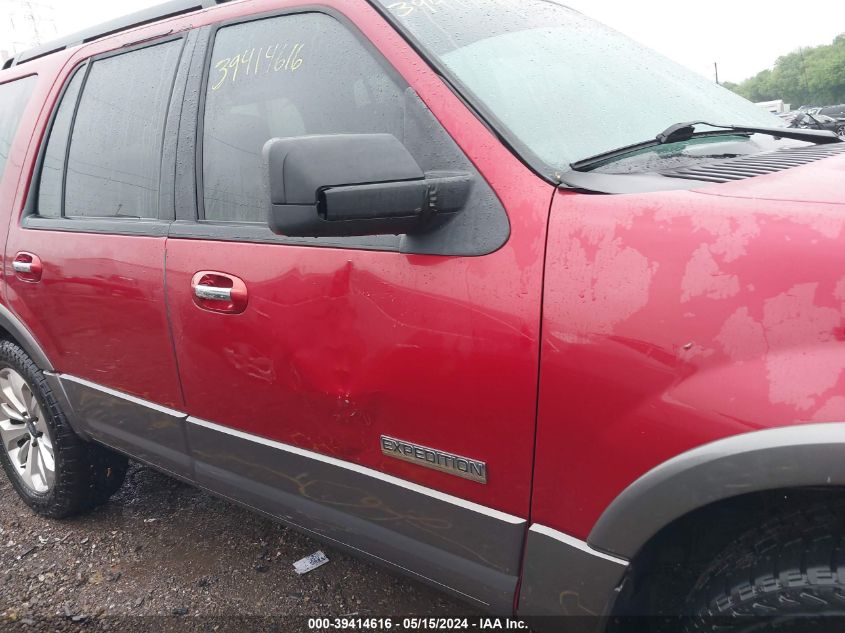 2007 Ford Expedition Xlt VIN: 1FMFU16527LA41077 Lot: 39414616
