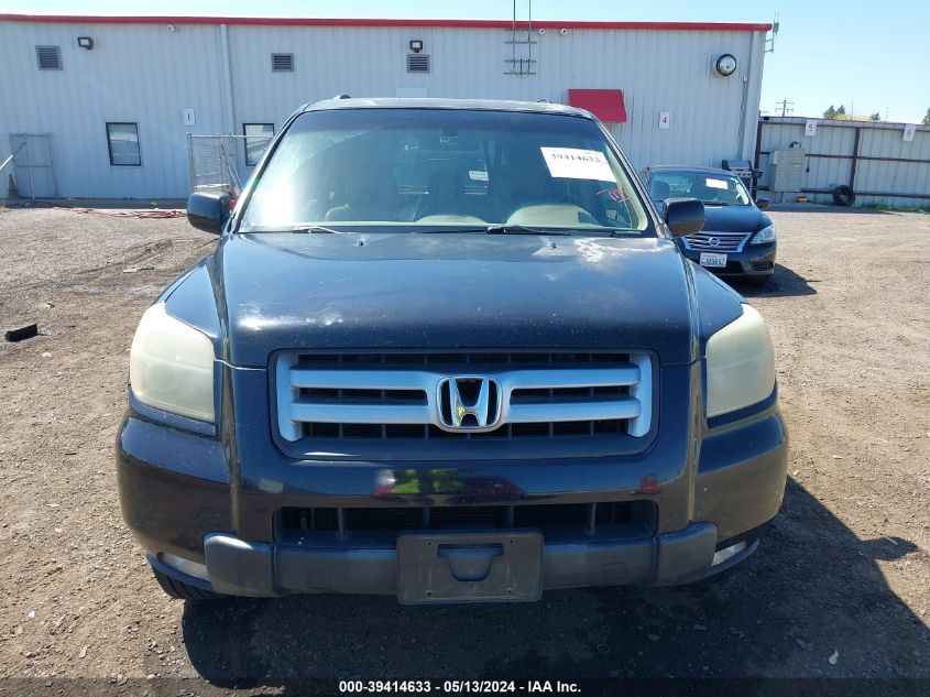 2006 Honda Pilot Ex-L VIN: 5FNYF28606B022290 Lot: 39414633