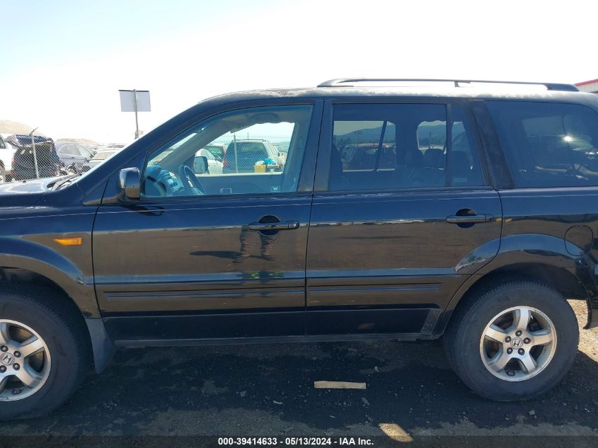 2006 Honda Pilot Ex-L VIN: 5FNYF28606B022290 Lot: 39414633