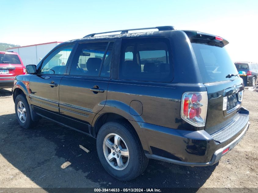 2006 Honda Pilot Ex-L VIN: 5FNYF28606B022290 Lot: 39414633