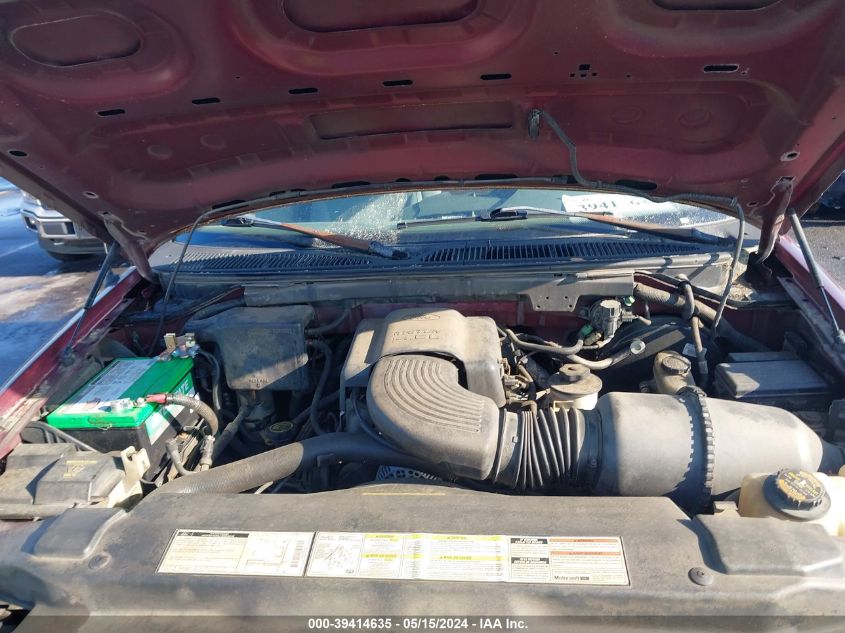 1997 Ford F150 VIN: 1FTDX1762VNA03344 Lot: 39414635