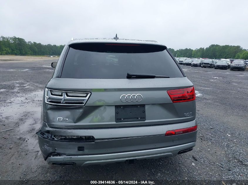 2017 Audi Q7 3.0T Premium VIN: WA1VAAF75HD027576 Lot: 39414636