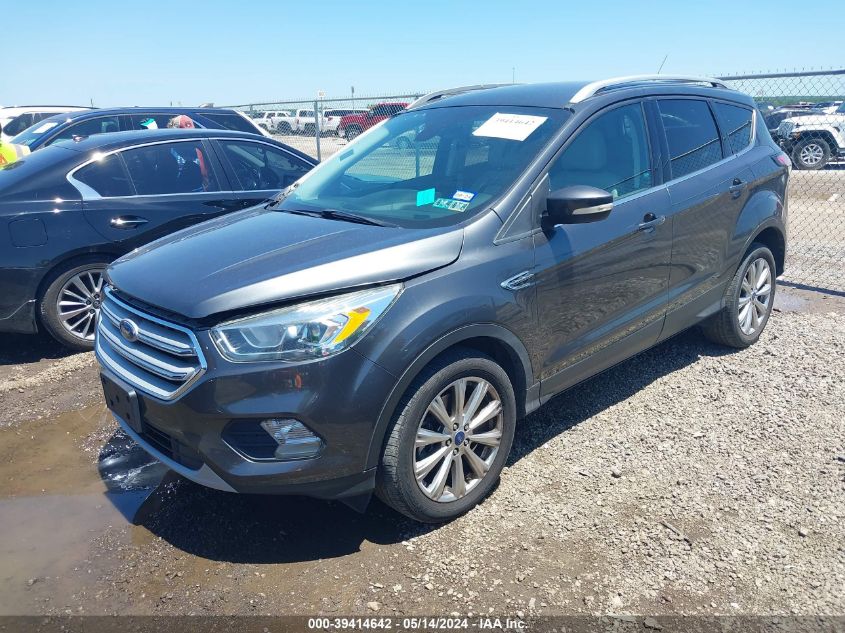 2017 FORD ESCAPE TITANIUM - 1FMCU9JD4HUC41891