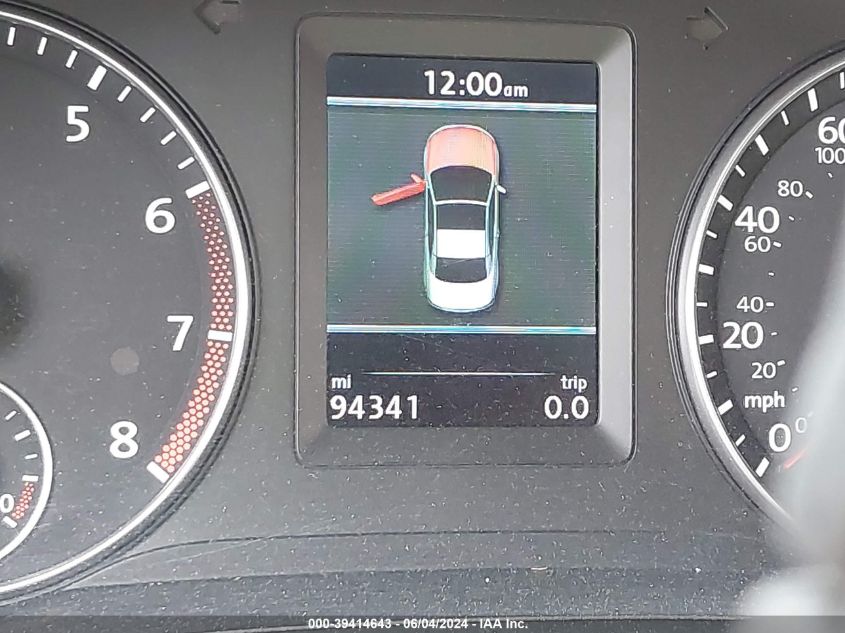 2012 Volkswagen Eos Executive VIN: WVWFW7AHXCV016316 Lot: 39414643