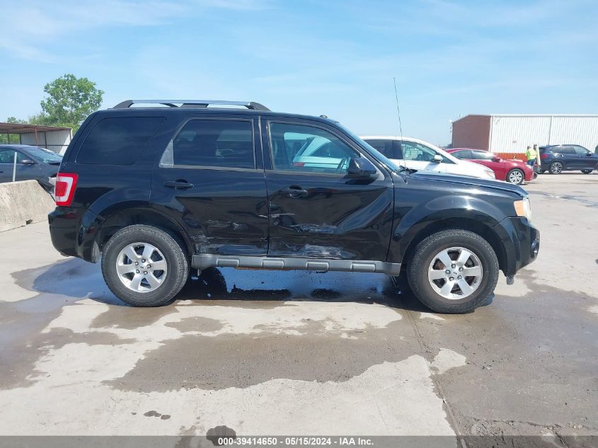 2010 Ford Escape Limited VIN: 1FMCU0E78AKA62044 Lot: 39414650