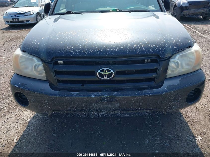 2005 Toyota Highlander V6 VIN: JTEGP21A950082469 Lot: 39414653