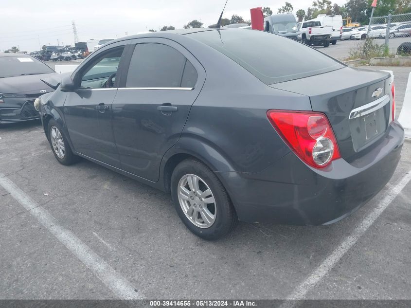 2013 Chevrolet Sonic Lt Auto VIN: 1G1JC5SGXD4180419 Lot: 39414655