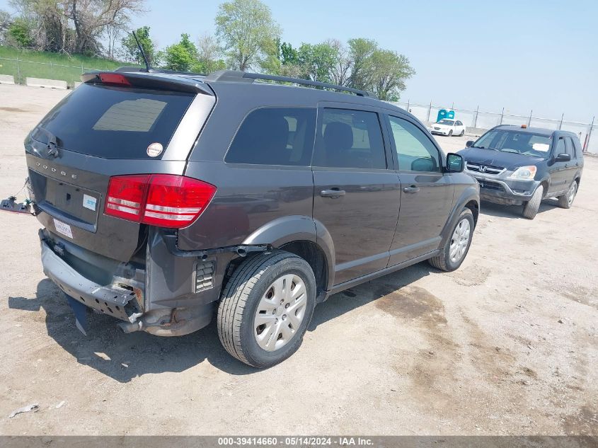 2017 Dodge Journey Se VIN: 3C4PDCAB2HT614499 Lot: 39414660