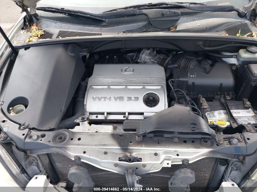 2005 Lexus Rx 330 VIN: JTJGA31U650052476 Lot: 39414662