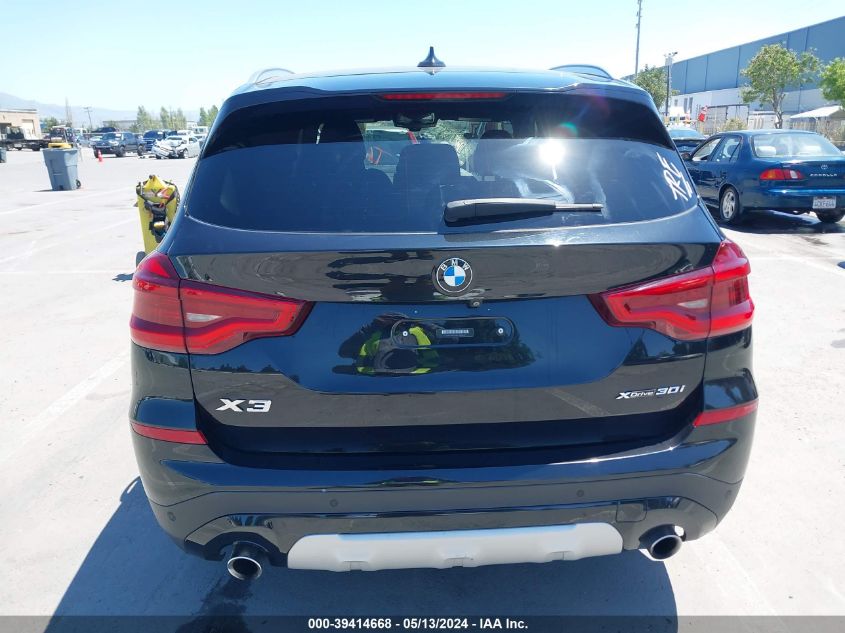 2019 BMW X3 xDrive30I VIN: 5UXTR9C52KLP91954 Lot: 39414668