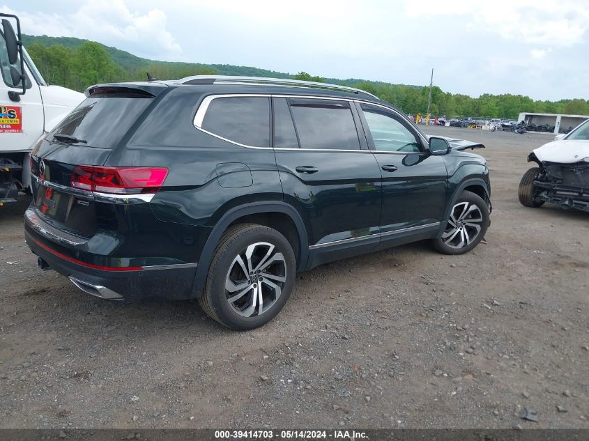 2021 Volkswagen Atlas 3.6L V6 Sel Premium VIN: 1V2TR2CA0MC529373 Lot: 39414703