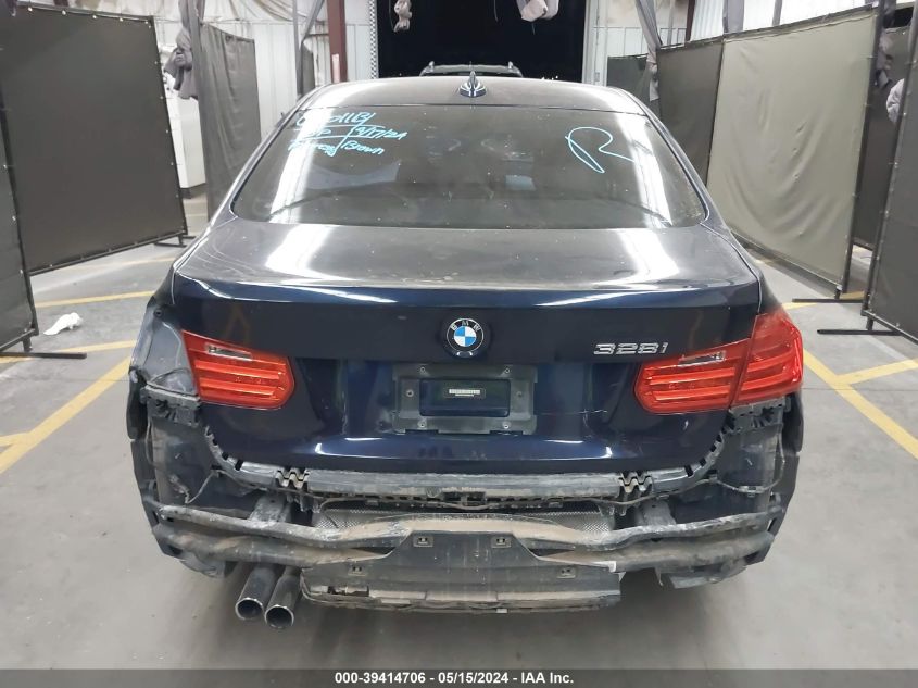 2013 BMW 328I VIN: WBA3A5C54DF601376 Lot: 39414706