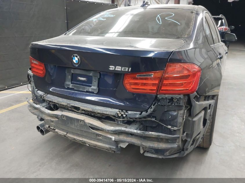 2013 BMW 328I VIN: WBA3A5C54DF601376 Lot: 39414706