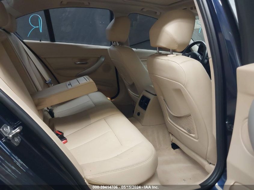 2013 BMW 328I VIN: WBA3A5C54DF601376 Lot: 39414706