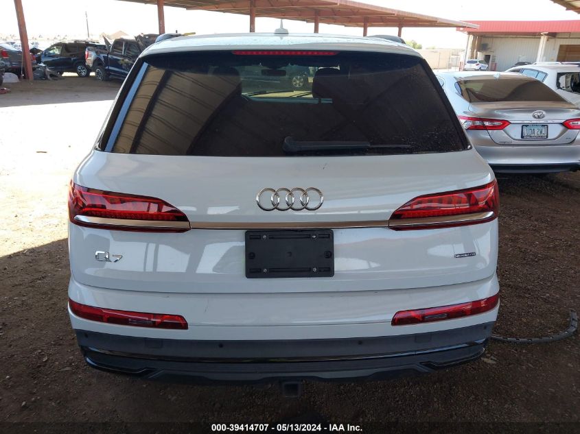 2020 Audi Q7 Prestige 55 Tfsi Quattro Tiptronic VIN: WA1VXAF76LD007649 Lot: 39414707