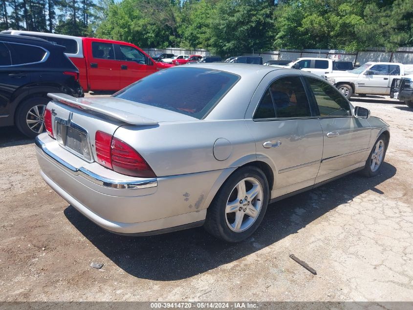 2002 Lincoln Ls Base Pkg/W/Convenience/W/Sport Pkg/W/Premium Pkg/W/Lse Pkg VIN: 1LNHM86S82Y706938 Lot: 39414720