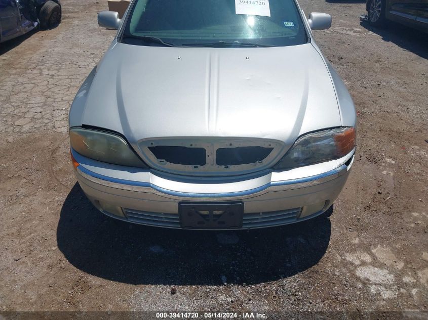 2002 Lincoln Ls Base Pkg/W/Convenience/W/Sport Pkg/W/Premium Pkg/W/Lse Pkg VIN: 1LNHM86S82Y706938 Lot: 39414720