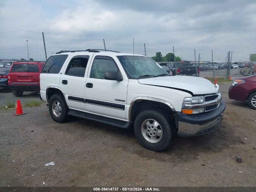 2001 Chevrolet Tahoe Ls VIN: 1GNEK13T51R160228 Lot: 39414737