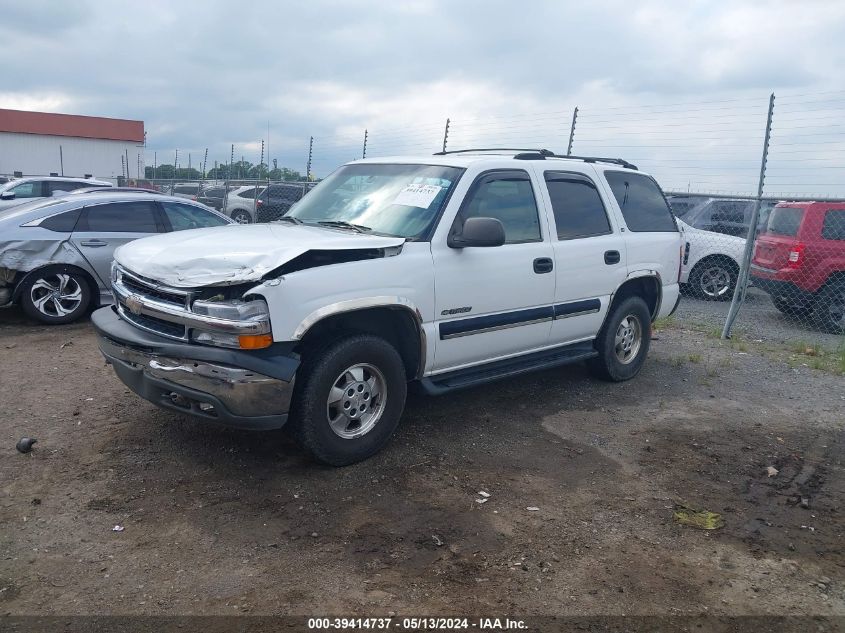 2001 Chevrolet Tahoe Ls VIN: 1GNEK13T51R160228 Lot: 39414737