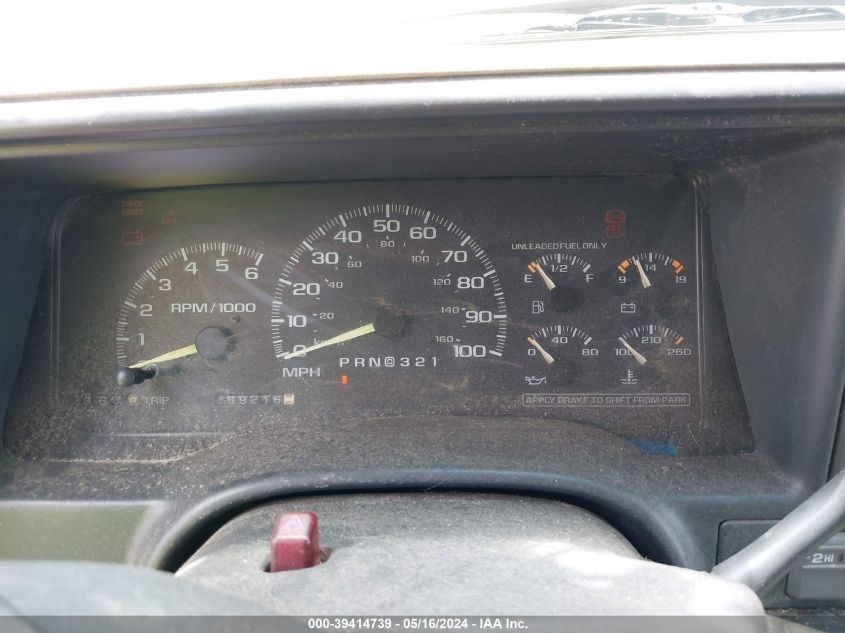 1997 Chevrolet Tahoe Lt VIN: 1GNEK13R5VJ422807 Lot: 39414739