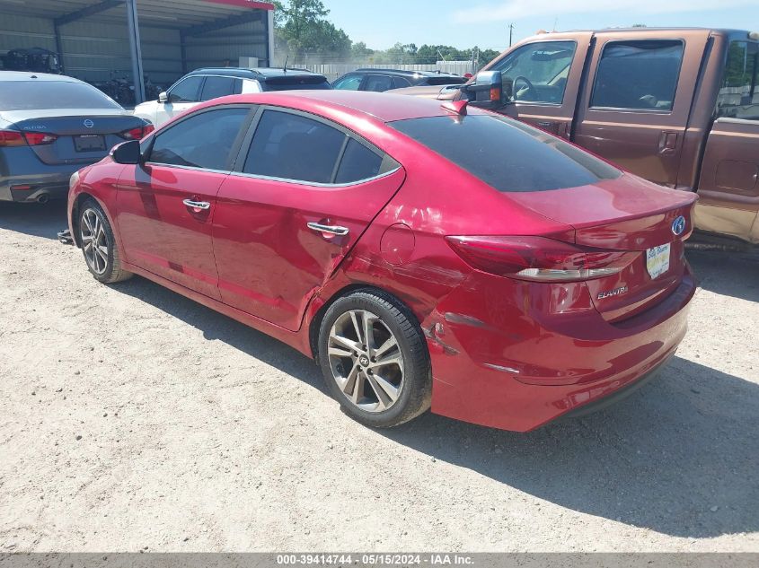 2017 Hyundai Elantra Limited VIN: 5NPD84LF4HH094285 Lot: 39414744