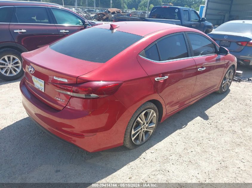 2017 Hyundai Elantra Limited VIN: 5NPD84LF4HH094285 Lot: 39414744