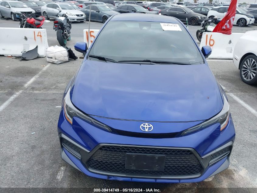 2020 Toyota Corolla Se VIN: JTDS4RCE4LJ004320 Lot: 39414749