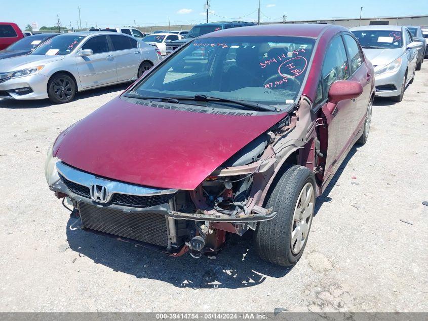 2010 Honda Civic Lx VIN: 2HGFA1F52AH570855 Lot: 39414754